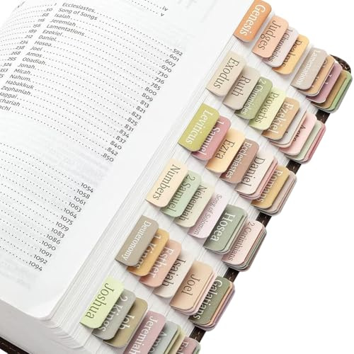 craspire Bibel Tabs Bohemia Neu Positionierbare Aufkleber Mit Großer Schrift Leicht Zu Lesen Und Anzubringen Bibel Journaling Tabs Bibel Index Tabs Für Leseliebhaber DIY Fotoalbum Tagebuch Scrapbook