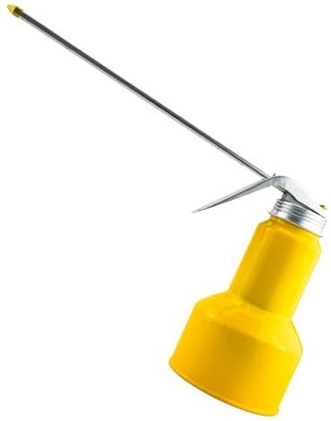 Oil Can with Spout, Oil Pump Bottle, Oil Can Dispenser, Multi-Purpose Engine Oil Dispenser, High Pressure Bottle, Reusable High Pressure Oiler for Home Repair Workshops