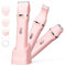 Rasoio da donna, rasoio intimo elettrico 3 in 1 per zona bikini, viso e corpo con 3 accessori e pettine di precisione, rifinitore bikini impermeabile e delicato sulla pelle per donna (rosa)