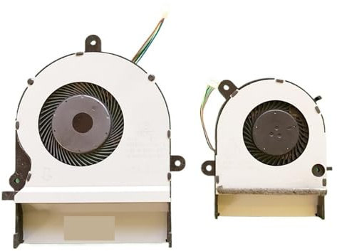 Ventilateur de refroidissement pour processeur et carte graphique d'ordinateur portable compatible avec les modèles K501L, K501LX, K501UX, A501L, V505L K501LB5200 Facile à remplacer(CPU AND GPU FAN)