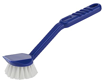 Gerlon Dishwashing & Vegetable Brush 100% Plastic and Synthetic Fibres for a Light and Ergonomic Brush - Random Model