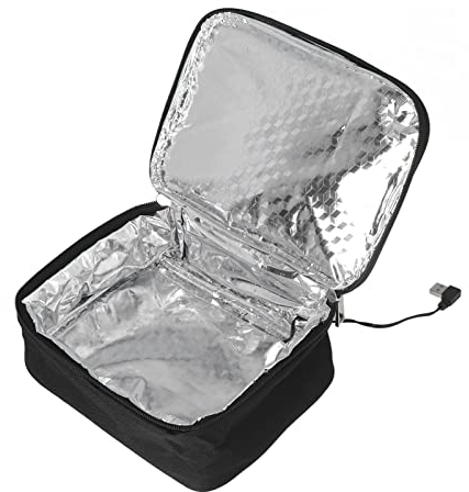 Forno Portatile, 5 V, 2 A Scaldavivande, Contenitore per il Pranzo con Riscaldamento per Auto, Mini Scaldavivande Personale Riscaldato A Microonde per Viaggi su Strada, Lavoro