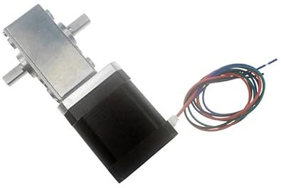 42mm Stepper electronic starter Extruder Gear Nema17 Stepper electronic starter Ratio 17,31,50 Worm Gearbox for CNC milling machine(Gearbox Ratio 50)