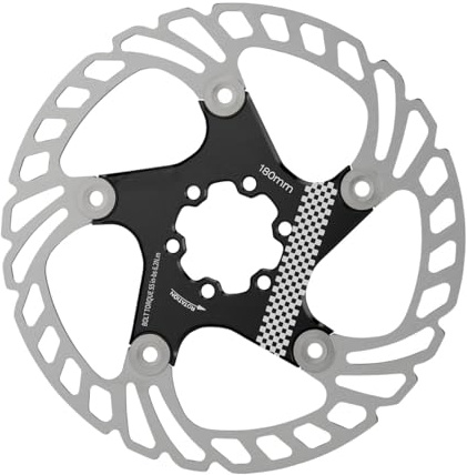 HOUSON disco freno per bicicletta, disco freno raffreddante per bicicletta con 6 viti, dischi MTB, freno flottante per bicicletta da strada, mountain bike, MTB, BMX, city bike, 180 mm
