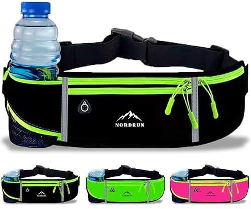 Laufgürtel für alle Handys | Verstellbarer und Wasserdichter Handytasche Joggen | Laufgürtel Handy | Running Belt | Handyhalterung Joggen | Laufen Zubehör | Lauftasche