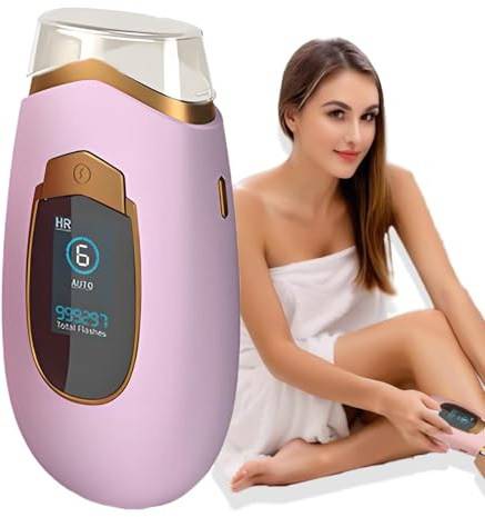 Lumina Lumisilk Pro 2.0-2025 Nuevo Depiladora por luz pulsada, 2 en 1, para mujer y hombre, depilación de cara, cuerpo y zona de bikini, tecnología avanzada para resultados duraderos (Morado)
