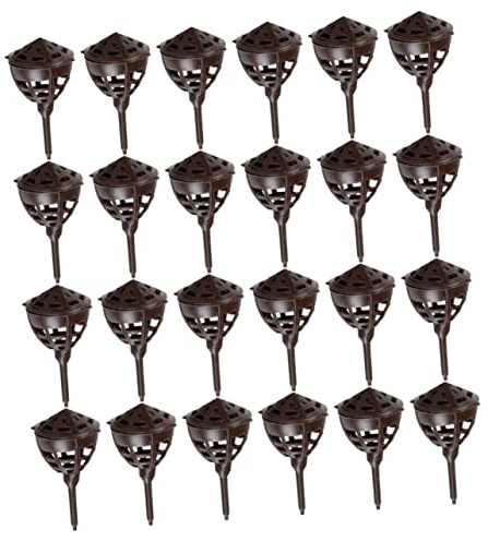 Toyvian 100 Pezzi Scatola per Fertilizzante per Bonsai Design Contenitore Pratico e Resistente per Piante Facile da Inserire Protegge Animali e