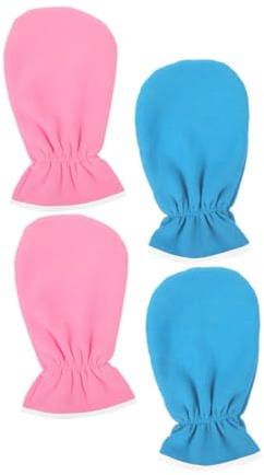 FONDOTIN 2 Pairs Paraffin Wax Spa Gloves with Elastic Closure for Hand Moisturizing and Skin Care Lightweight Heat Retention Mittens for Wax Bath Therapy and Daily Use