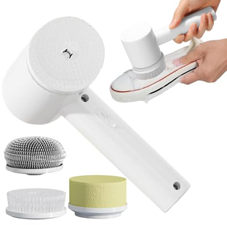 Electric Cleaning Brush – Lightweight and Waterproof Bathroom Brush, Powerful Cordless Cleaner for Toilet, Sink, Tile Joint, Wall, Floor, Kitchen, Car