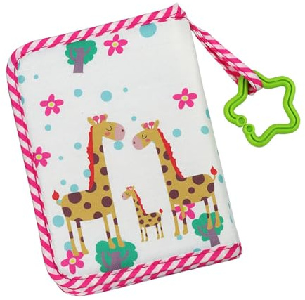 Säuglings Erinnerungsalbum, Stoff Baby Fotobuch Aufzeichnen von Erinnerungen, Baby Fotoalbum für erste Jahr mit Spiegelung, für Jungen, Mädchen, Kleinkinder