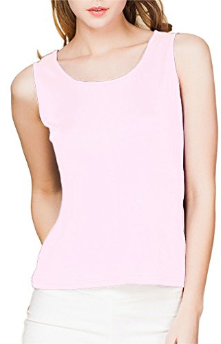 Paradise silke dam topp medium, rosa, SKTATOP1151-US14-pin