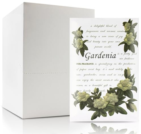 Feel Fragrance Scented Sachet for Drawers and Closets - Sachet Bags, Lot of 12 (Gardenia)