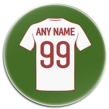 Uni-gift UNIGIFT Glasuntersetzer mit englischer Aufschrift World Cup 2018, England-Motiv, Farboptionen, Weiß, Glas, grün, Rund