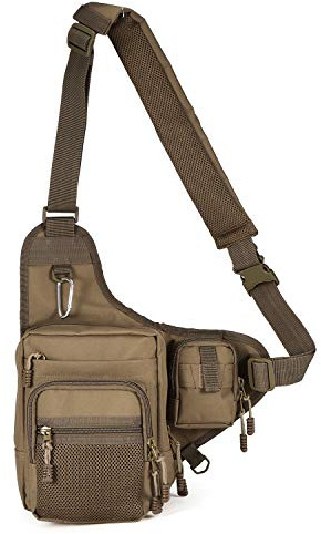 Lixada Angeltasche mit Fächern, multifunktional, wasserdicht, 32 x 39 x 12 cm