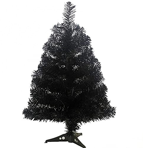 Bontannd 60 cm Künstliche Weihnachtsbaum Mit Kunststoffständer Halterung Basis Für Weihnachten Home Party Decortaion (schwarz)