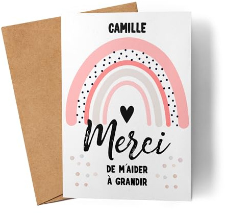 Kiddle-Design Dankeskarte Erzieher Dankeschön Karte Erzieherin Geschenk Danke Kita Kindergarten Abschied Tagesmutter Kindergärtnerin