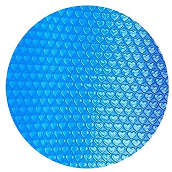 Telo di copertura solare per piscina, rotondo, diametro 240 cm, pellicola solare per piscina, spessore 400 µ, tagliabile, per riscaldamento dell'acqua, blu