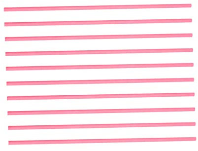 OKUMEYR 2paquetes Palitos De Piruleta Hechos Papel para Hornear Palitos De Papel para Pastel Color Sandía Herramienta De Repostería para Hacer Dulces Casa o Eventos