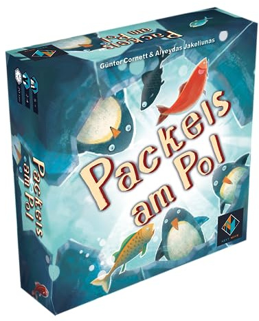 Next Move Games, Packeis am Pol, Familienspiel, Brettspiel, 2-4 Spieler, Ab 8+ Jahren, 20 Minuten, Deutsch