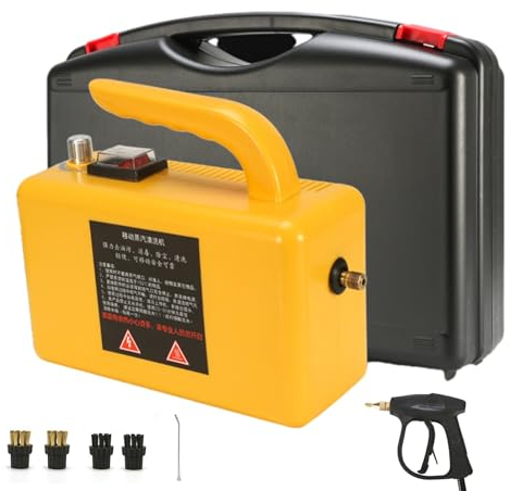 ALIWO Nettoyeur Vapeur Portable for la Maison, 2600 Watts, Nettoyeur Vapeur Haute Pression for Tissus D'ameublement, Cuisine, Salle de Bain, Coulis Et Carrelage
