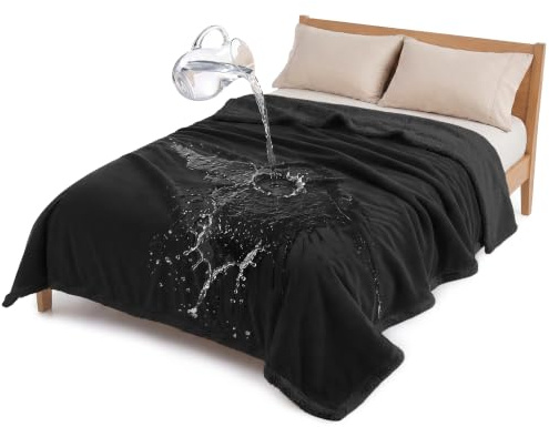 Catalonia Classy wasserdichte Decke L 150x200 cm für Erwachsene | Wasserdichte Kuscheldecke, Bett‑ und Sofa‑Überwurf, Erwachsene Paare, ideal als Geschenk für Geburtstage und Weihnachten
