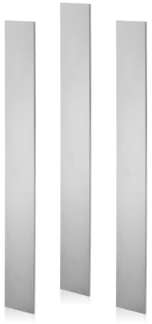 PATIKIL 3 Pcs 80Crv2 Acier pour la Fabrication de Couteaux, 12 x 1-1/2 x 1/8 Barre Plate en Acier Recuit Laminée à Froid pour Tôle Pure de Bricolage Professionnelle et Amateur