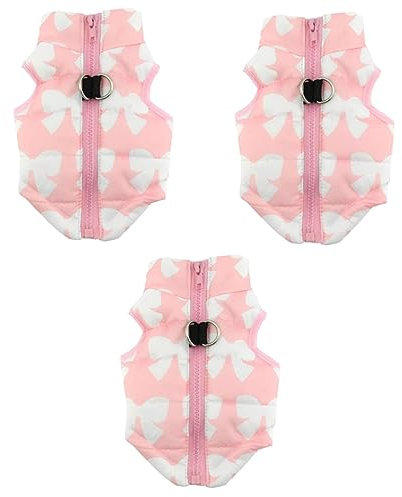BESPORTBLE 3stücke Pet Dog Winter Vest wasserdichte Warme Hundejacke Für Herbst Und Winter Xs Atmungsaktiv Und Wendbar Für Und Sportliche Aktivitäten