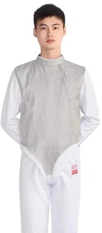HXYhydrypd Gilet en Métal pour Adultes et Enfants, Veste en Métal pour Escrime Électrique Non Lavable, Vêtements Conducteurs D'escrime, Main Droite(48#)