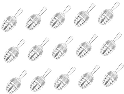 NIYANGLE Lot de 15 Tubes de Gloss à Lèvres Transparents 15pcs Mini Format en Plastique Rechargeable pour Usage Quotidien et Voyage Pot de Miel Cosmétiques DIY