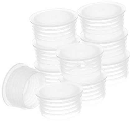 Milisten 20pièces Bouchons Ronds pour Pots De Fleurs De Jardin Accessoires De Plantation pour Balcon Lot de Bouchons Étanchéité Plastique Réutilisables pour Pots De Légumes