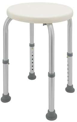 GREENSAPPIRE Höhenverstellbarer Duschhocker (36–52 cm) – sicherer Badezimmer-Sitz mit rutschfesten Gummifüßen – ideal für Senioren, Kinder und Schwangere