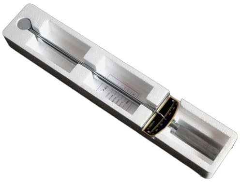 Tidevib Pointer Torque Wrench, 12-Inch, Dual-Range Scale, Calibration Certificate, Chrome-Plated Alloy Steel, for Automotive and Machinery