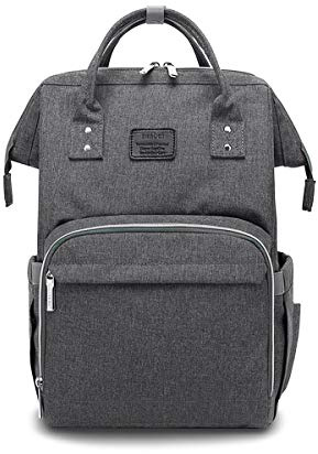 SONARIN Multifunktions Baby Wickelrucksack mit Kinderwagen Strap,Große Kapazität,Wickeltasche,Reise-Rucksack-Organizer,Wasserdicht,Anti-Dirty Transparent Film,Stilvoll,Ideal Geschenk(Dunkelgrau)