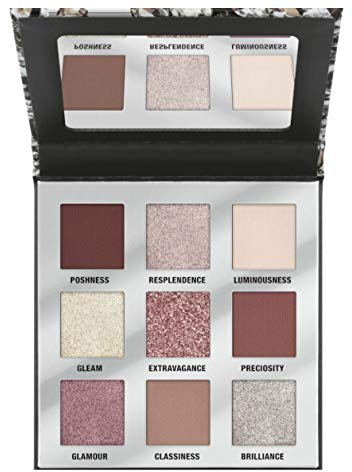 Catrice Jewel Overload Eyeshadow Palette, Nr. C02 Ruby Extravagance, mehrfarbig, 9 Rot-Töne, sofortiges Ergebnis, glitzernd, matt, metallisch, schimmernd (7,2g)