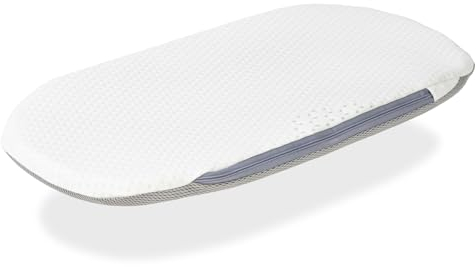 DORMISSIMO Colchón Capazo Bebe 78x36-3 CM - Carricoche - Capazo - Cuna Desenfundable, Lavable,Adaptable. Transpirable