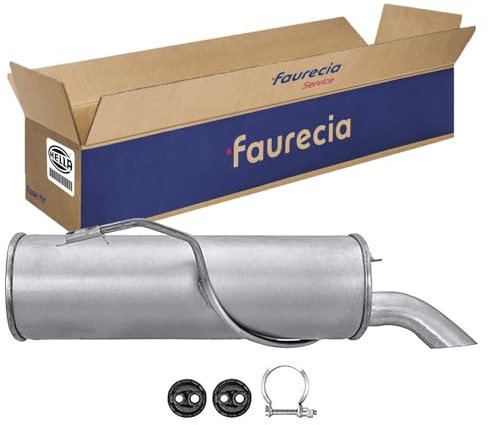 HELLA 8LD 366 032-361 Endschalldämpfer - Easy2Fit® Kit - hinten - einteilig | 8LD 366 032-361 Kompatibel mit 206 SW (2E/K)