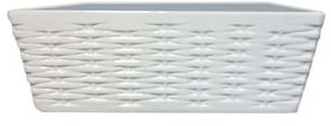 6PZ UMIDIFICATORE VASCHETTA IN CERAMICA - mm 208x88x53h.