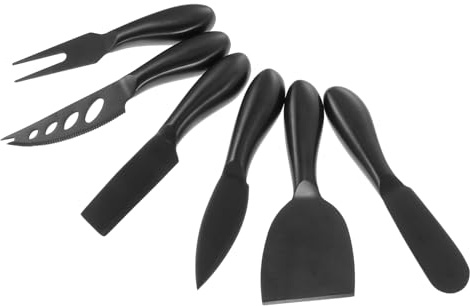 ABOOFAN Cortadores de Queso Cuchillos para Queso y Mantequilla Juego de 6 de Acero Inoxidable para Cocina y Restaurante