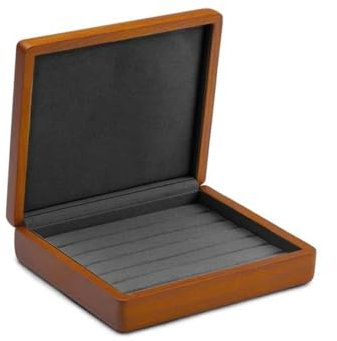 NTALJC Ringbox aus massivem Holz, Schmuck-Display-Box, Ring-Display-Halter mit Mikrofaser-Schmuck-Box-Ständer für Schmuck-Organizer, Verpackungsbox, Ring-Boxen für Schmuck