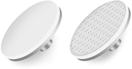 Kredioo Nano Glas Ersatz Elektrische Hornhautentferner, 2PCS 42mm Feine und grobe Schleifköpfe nur für Kredioo Elektrische Fußfeile für Kallus und Tote Haut