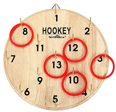 Gioco di lancio degli anelli, per interni ed esterni, per adulti e famiglia, divertente portellone posteriore o da appendere alla parete, idea regalo emozionante, design sicuro e durevole