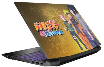 Head Case Designs Officially Licensed Naruto Shippuden Team 7 Graphics Vinyl Sticker Skin Decal Cover Compatible with HP Pavilion 15.6 15-dk0047TX