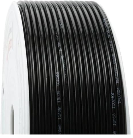 Tuyau de compresseur, flexible en caoutchouc for air comprimé, tube pneumatique polyuréthane, 12 mm et 14, for(4x2.5mm,1Meter)