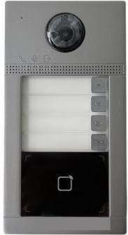 WAFOHSR Videocitofono IP WIFI Stazione Porta Campanello Interna A 4 Canali Controllo Accessi Audio Bidirezionale