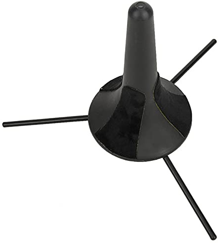 Jeffergarden Support de Trompette Trépied en Métal Portable, Support Pliable Léger avec Repose-cône pour Musiciens