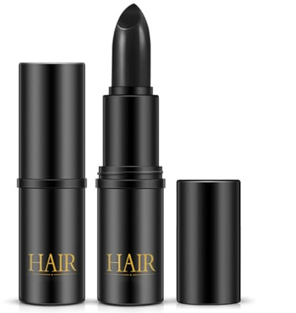1 unidad de Color de cabello temporal, crema modificada, barra de reparación, corrector de línea de cabello, Kit de tinte portátil, cubierta de raíz para modificar su (negro)