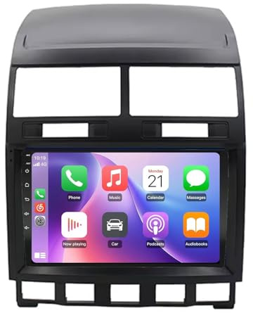 Carplay-Skärm för Volkswagen Touareg 2003-2010 Röststyrning, Gps-Navigering, Med Kamera, Dashcam, Wifi, Bluetooth Bilradio Stereo Gps Navi, 8 Kärna 4G＋64G