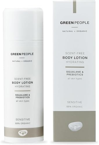 Green People Scent Free Body Lotion for Sensitive Skin, 150ml | Suitable for Sensitive Skin, Paraben Free, Organic, Cruelty Free and Vegan, Boosts Hydration and Soothes