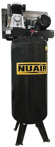 Compresseur d'air à piston reservoir 200 litres 4 CV NUAIR