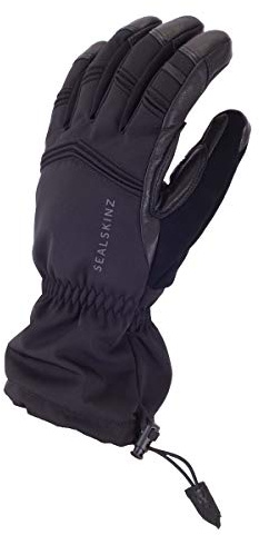 SealSkinz Unisex Extrem Kaltes Wetter Wasserdichter Stulpenhandschuh – Schwarz, L
